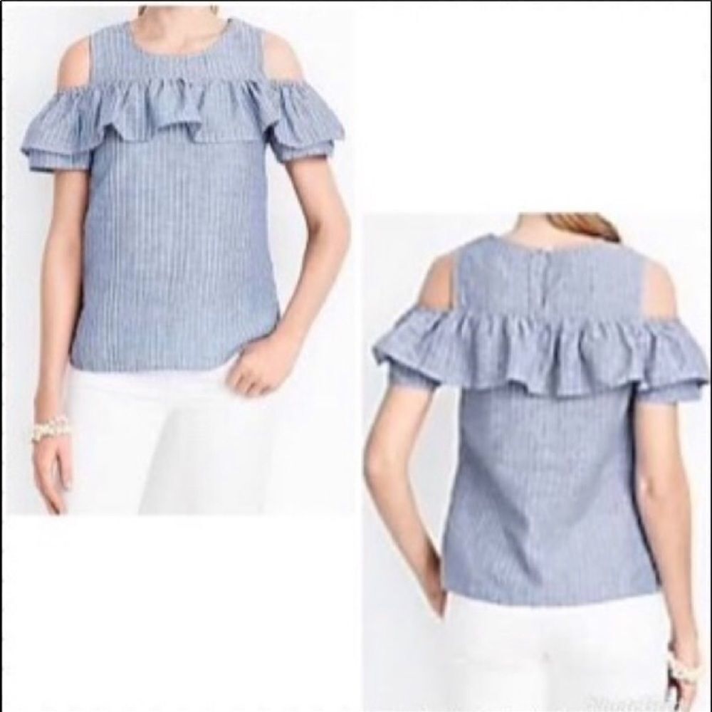 ✨2xHP✨J.Crew Cold Should White Tank✨
